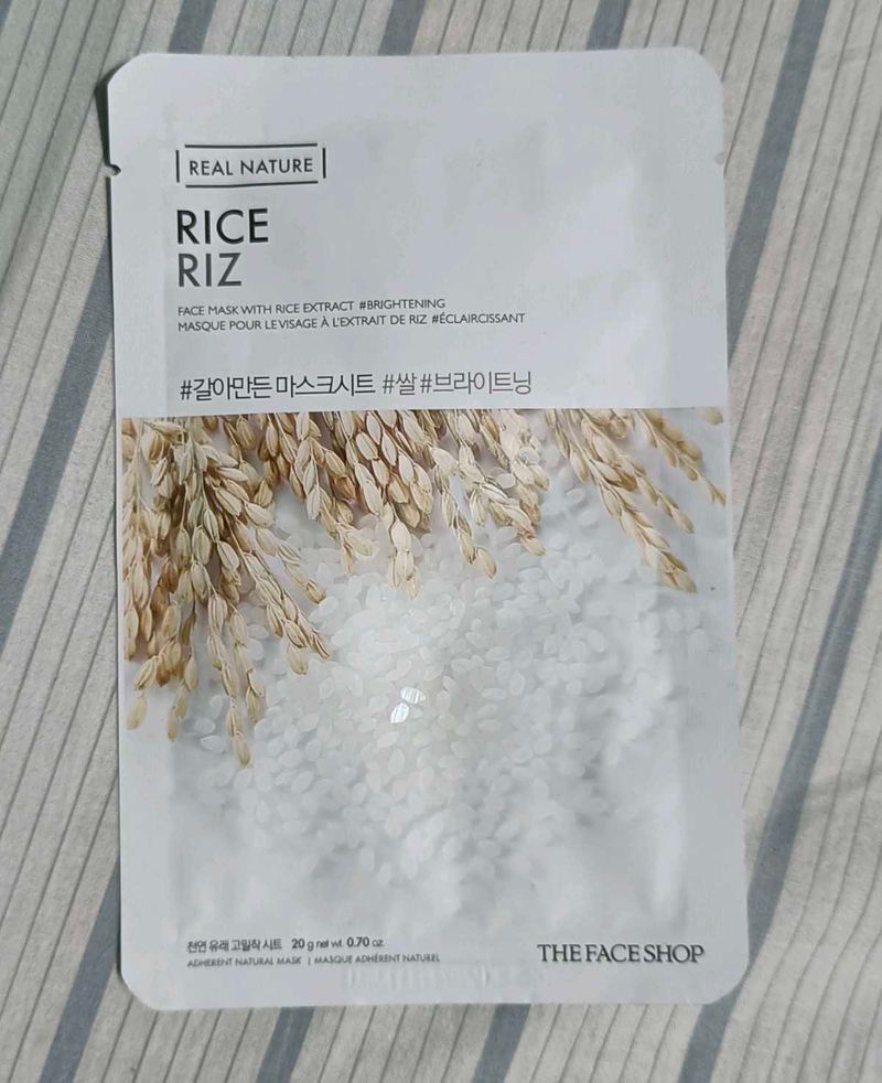 The Face Shop K-BEAUTY Rice Sheet Mask