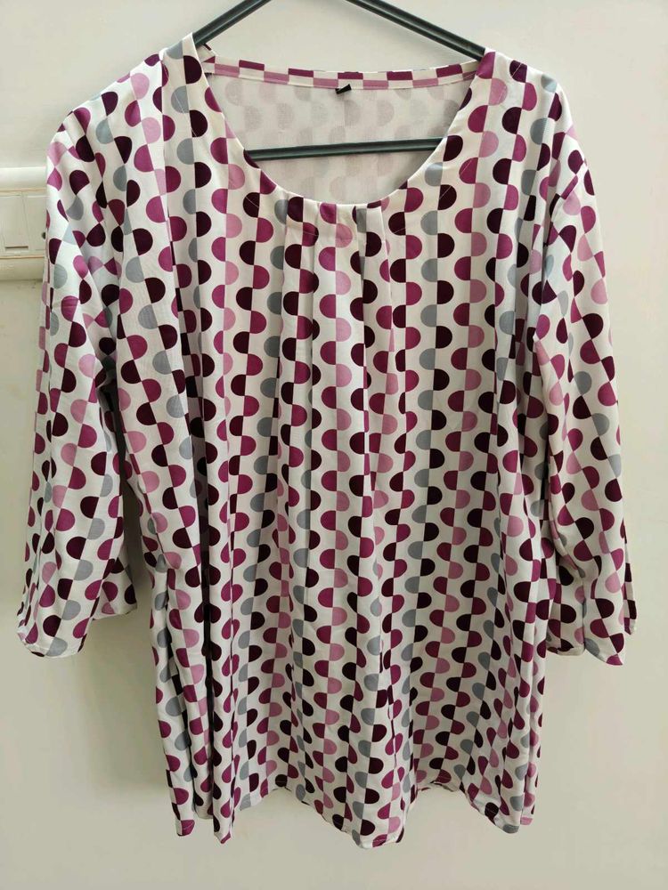 Women's Geometric Print Top