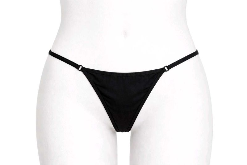 combo of 2 Black Thong and red