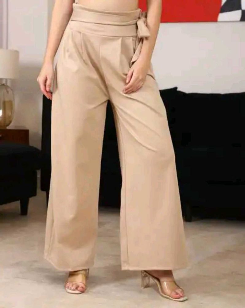 Shein Beige Wide Leg Pants