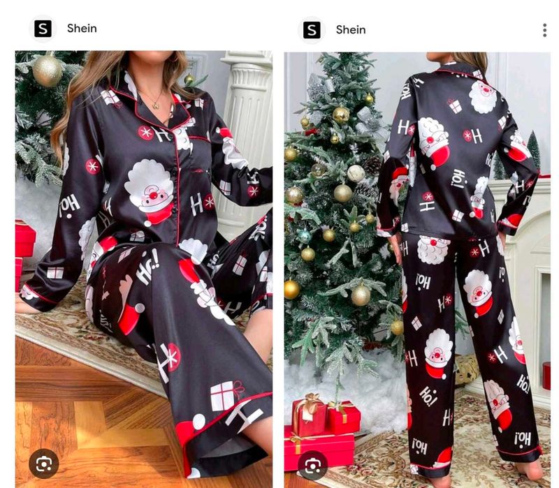 Christmas satin pajama set 👍