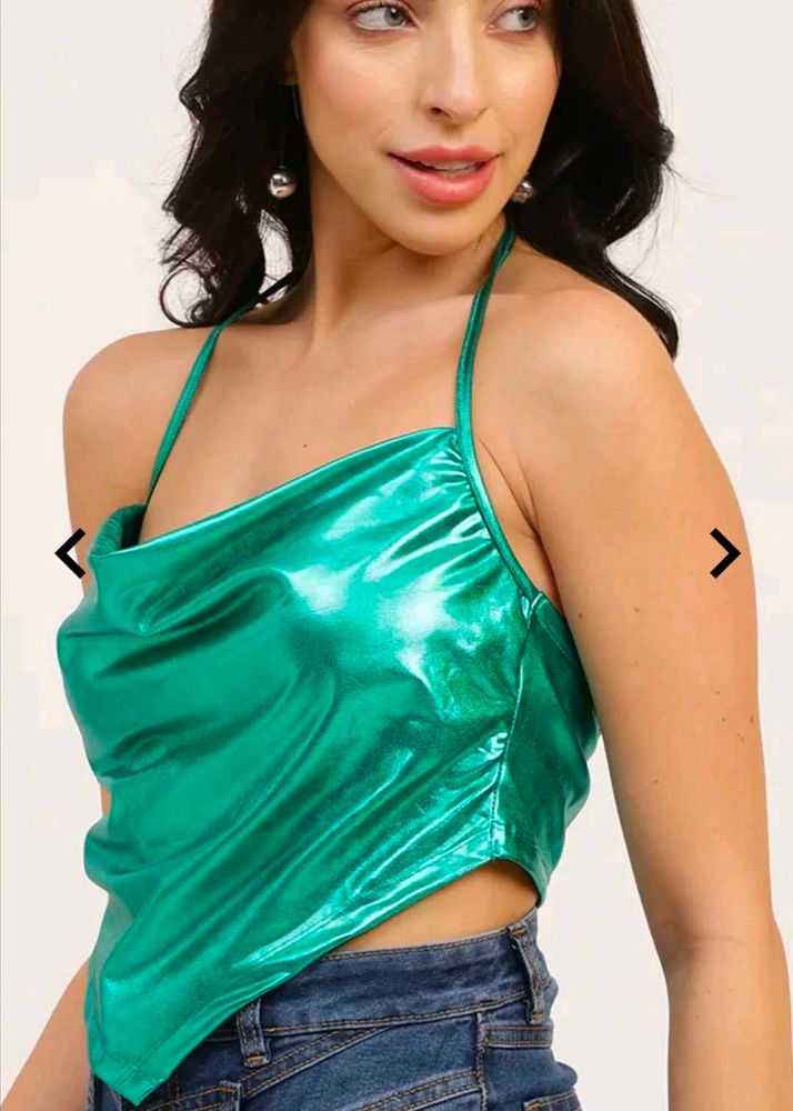 Emerald Green Halter Top