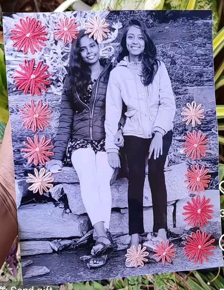 Customise Hand Embroidery On Photo