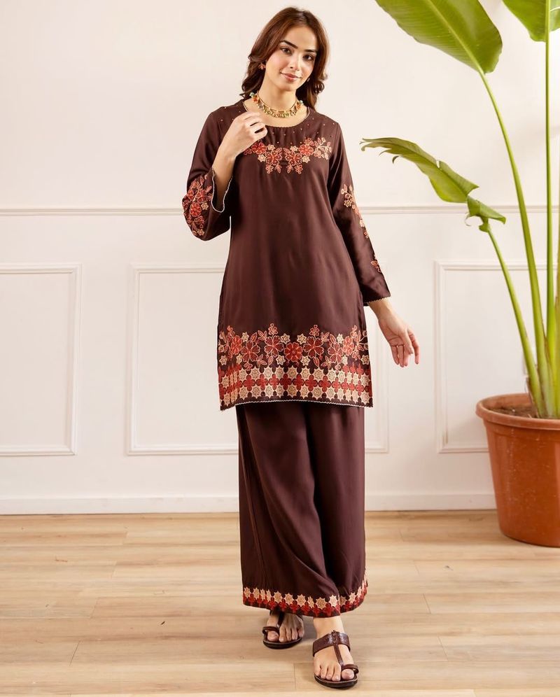 Elegant Kashmiri Style Co-ord set
