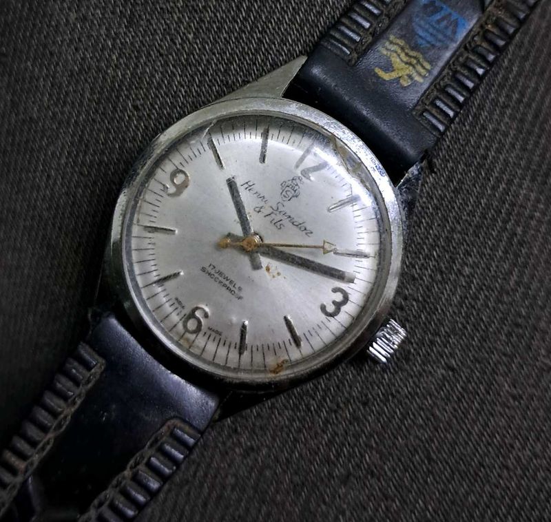 1960s Vintage HenrySandoz&amp;Fils watch