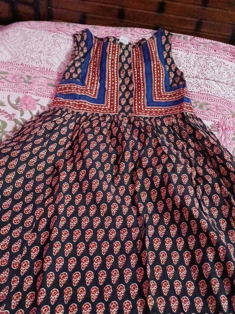 Boho Paisley Print Maxi Dress