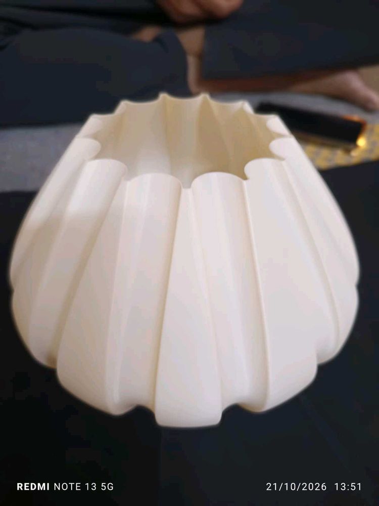 Unique Fluted Decorative Lamp