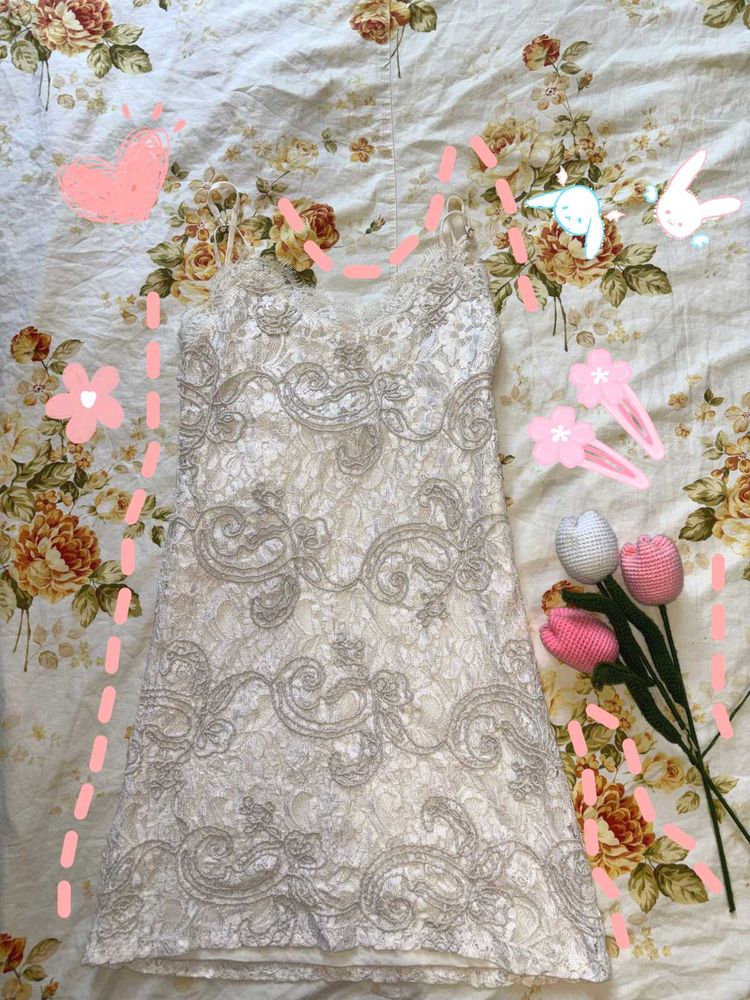 Zara Lace Mini Dress
