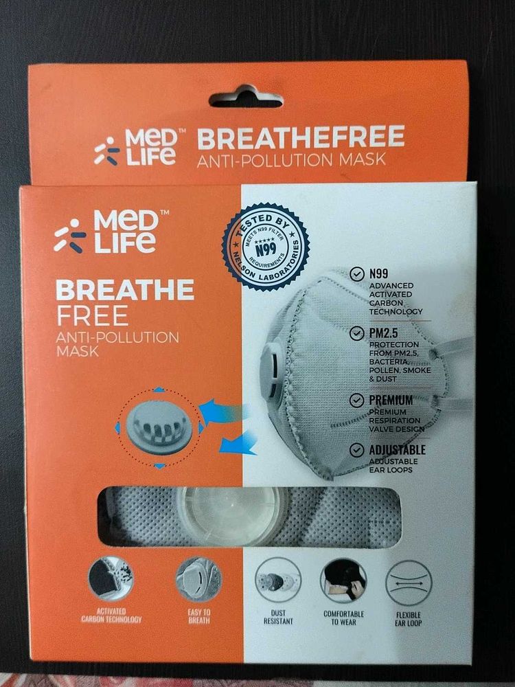 MEDLIFE BREATHEFREE Anti-pollution Mask