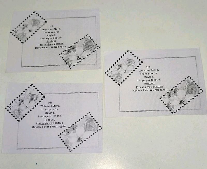 15 Labels great rating with flower design