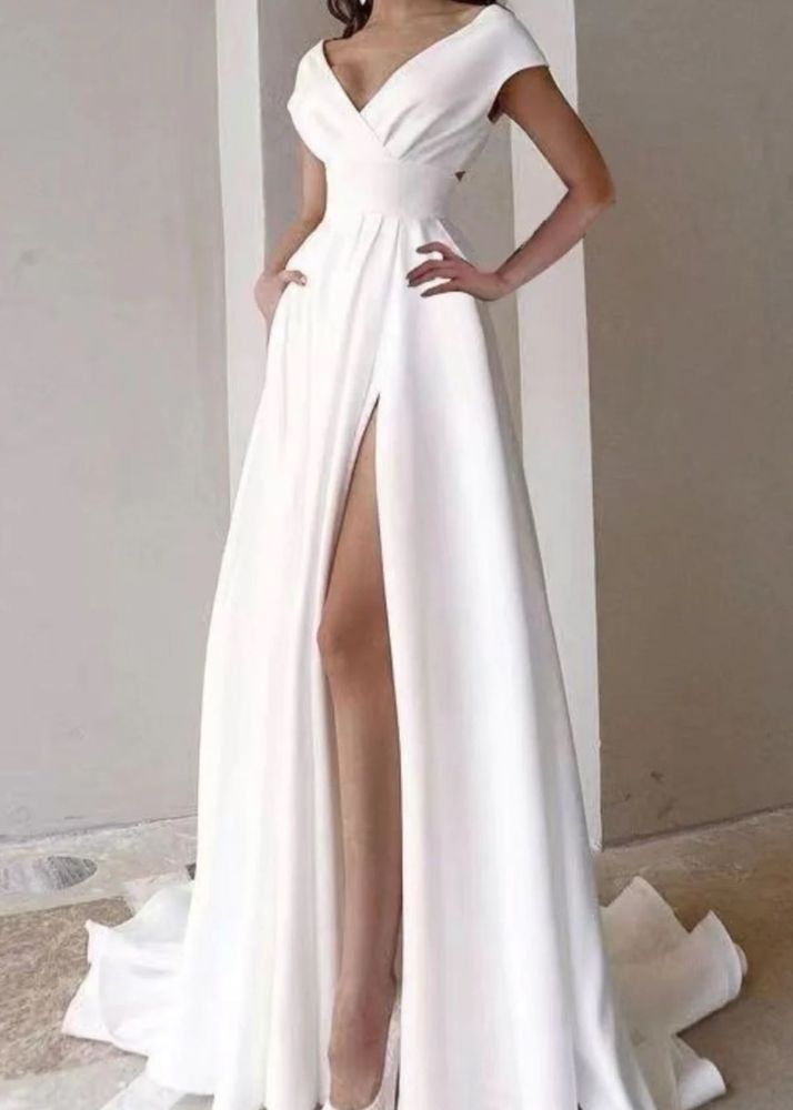 Elegant White Gown