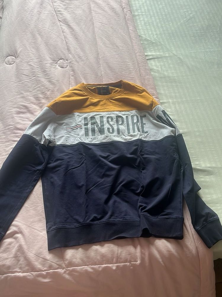 Color Block "Inspire" Sweatshirt