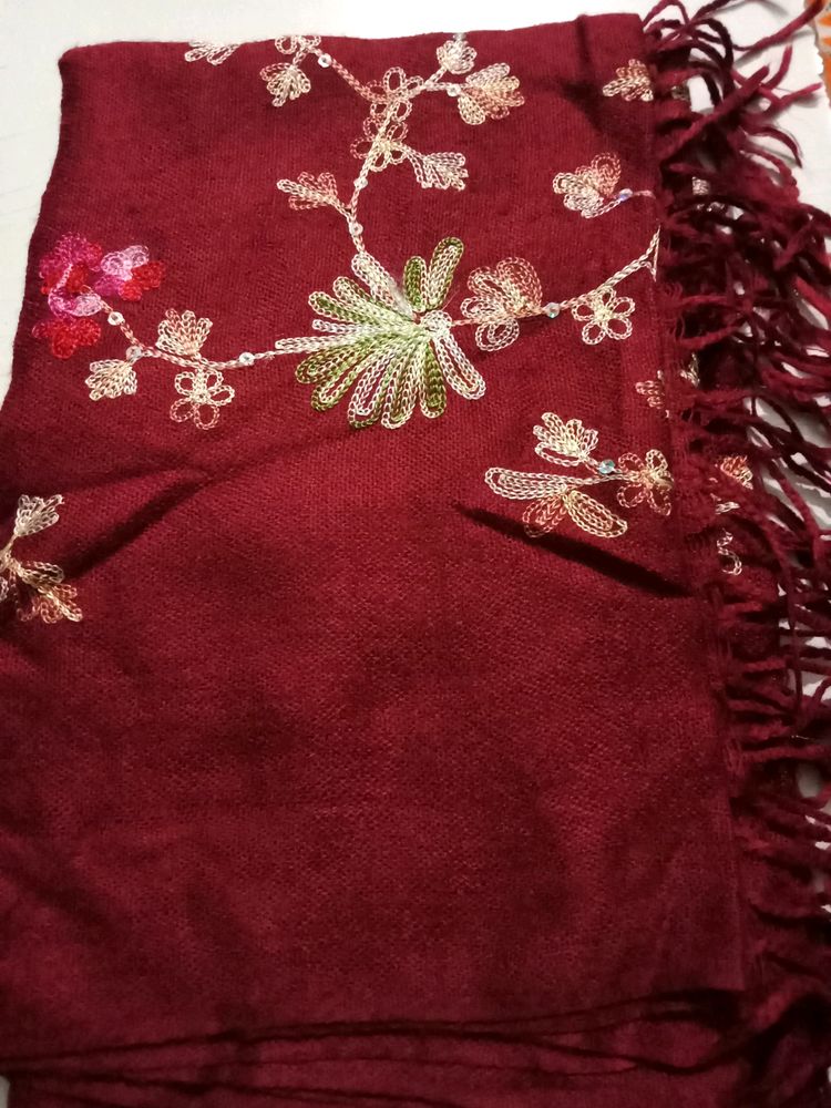 Marron Red Scarf