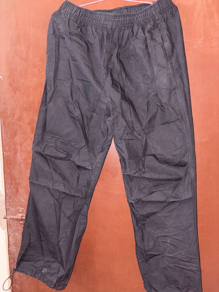 Comfy Black Parachute Pants