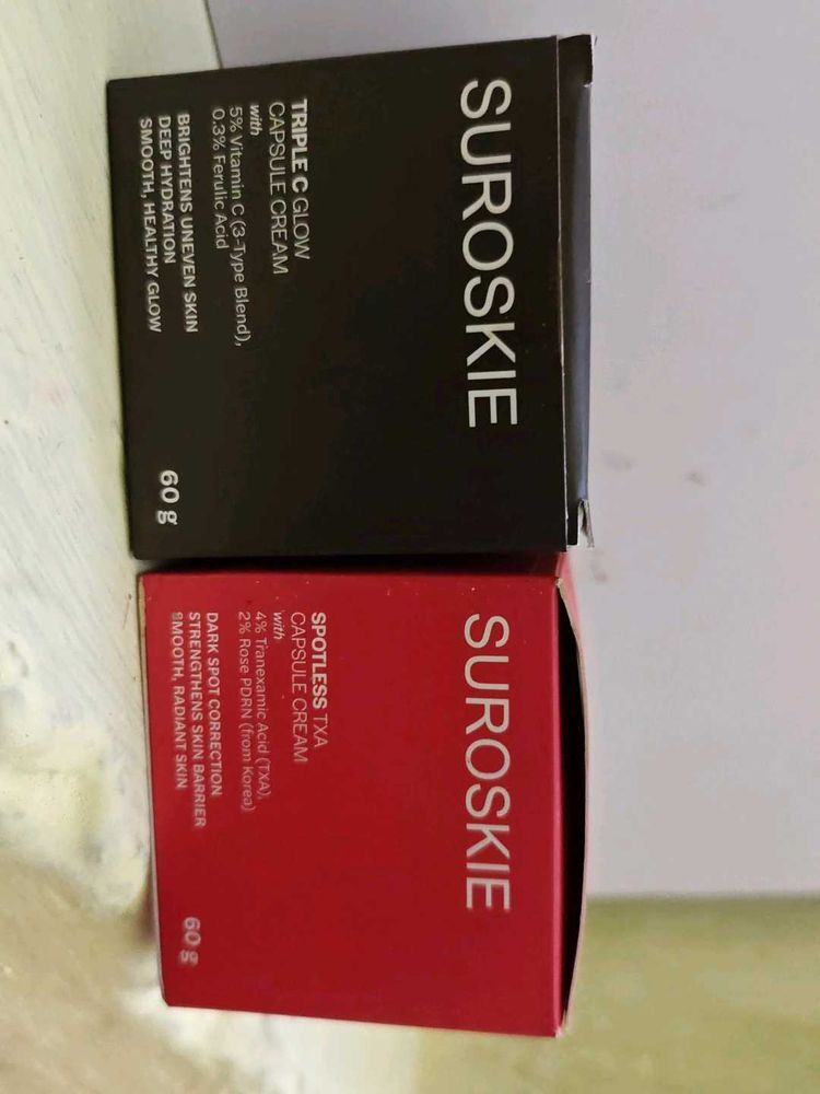 Combo of  Triple C &amp; Spotless TXA Capsule cream
