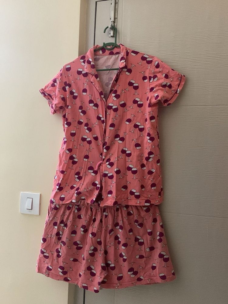 pink night suit