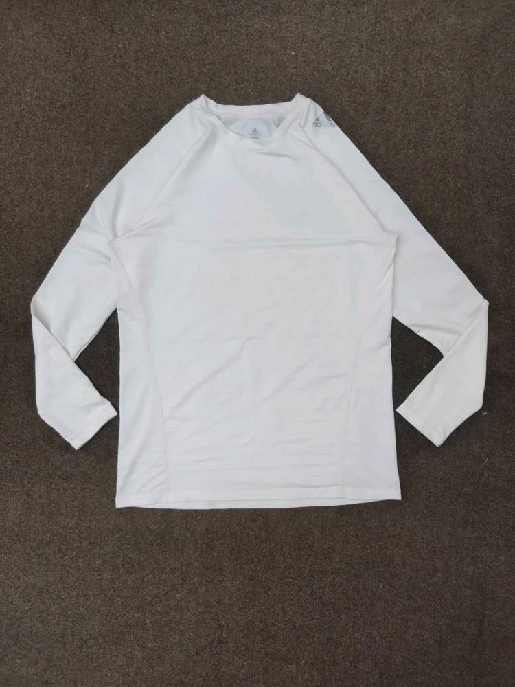 Adidas White Long Sleeve Top