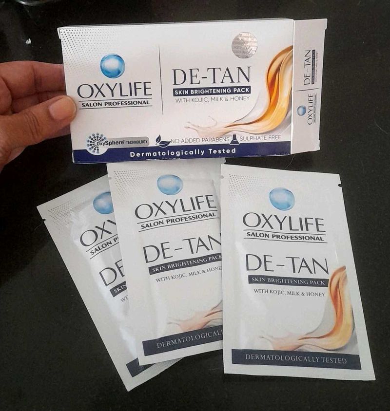 OxyLife Salon Professional De-Tan 3 Packs