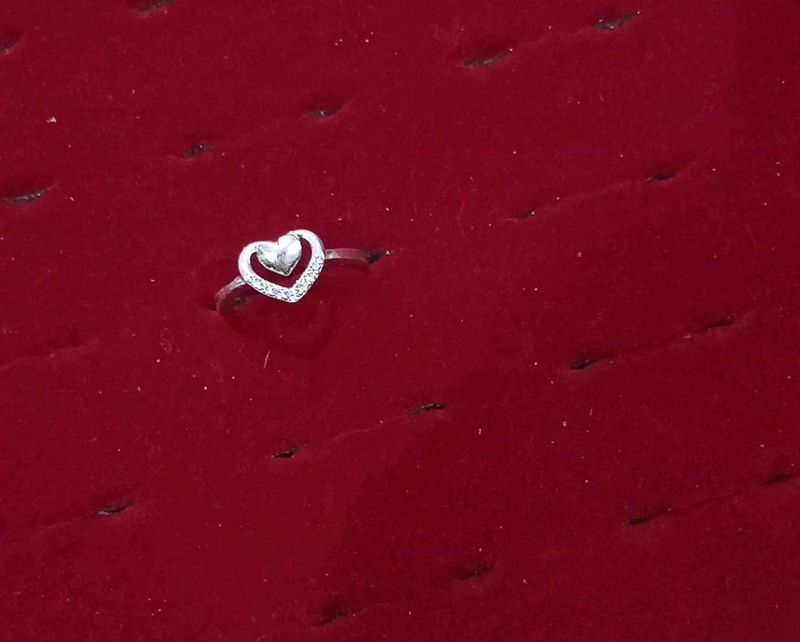 Original Silver Heart Shape Ring
