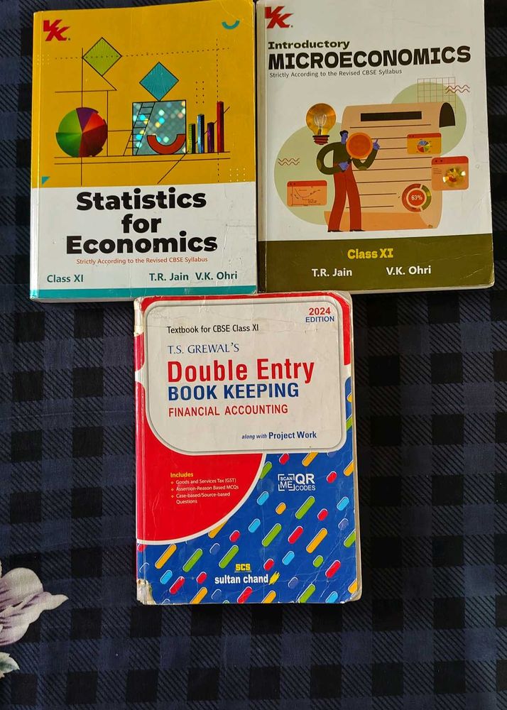 Combo of Class XI Economics &amp; Accounts Books