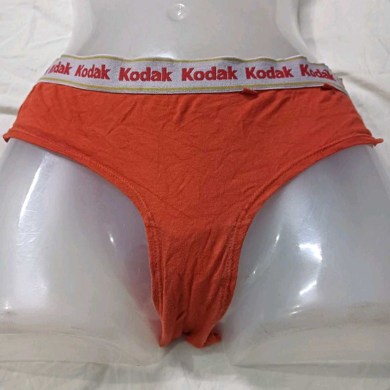 ⚛️ Kodak Women's Orange Briefs