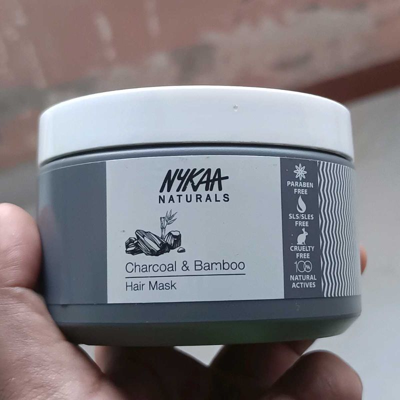 Nykaa Charcoal &amp; Bamboo Hair Mask