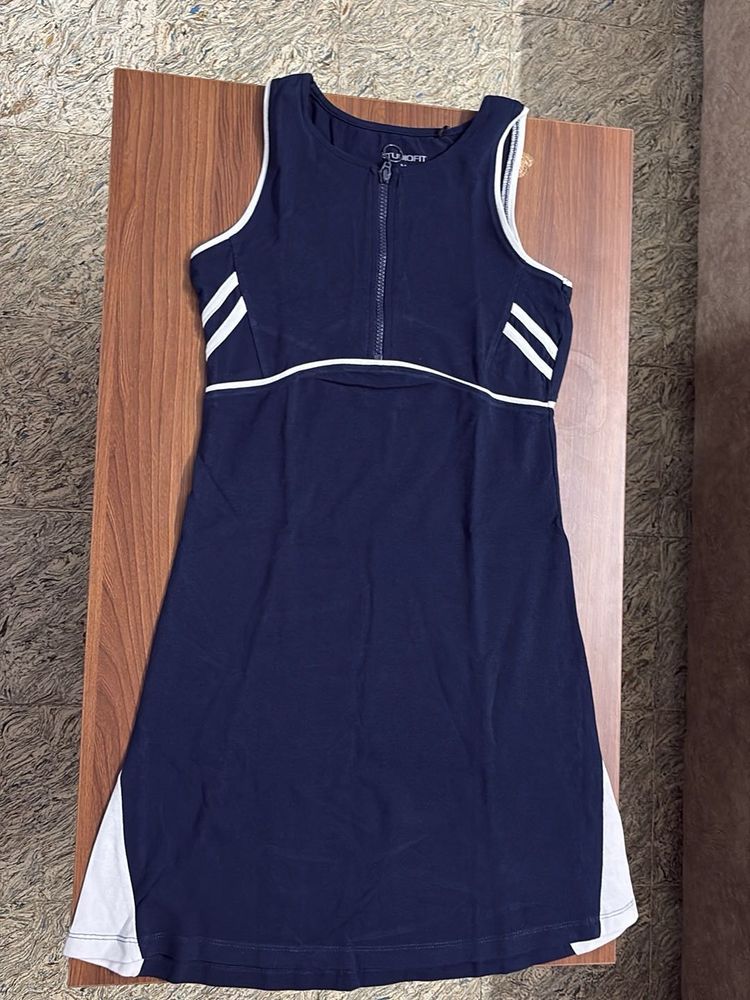 Navy Blue Athletic Dress