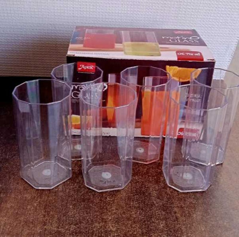 Apex Marino Unbreakable Glass 6 Pieces Set