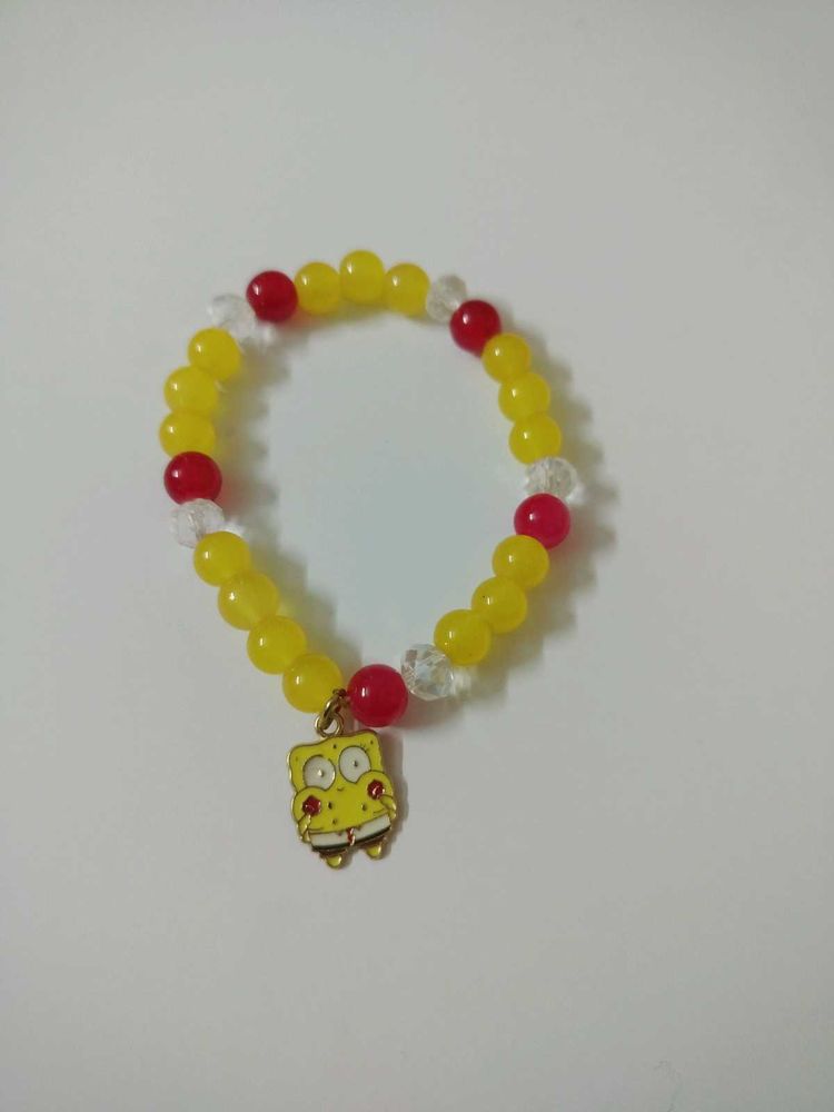 Beaded Spongebob Bracelet