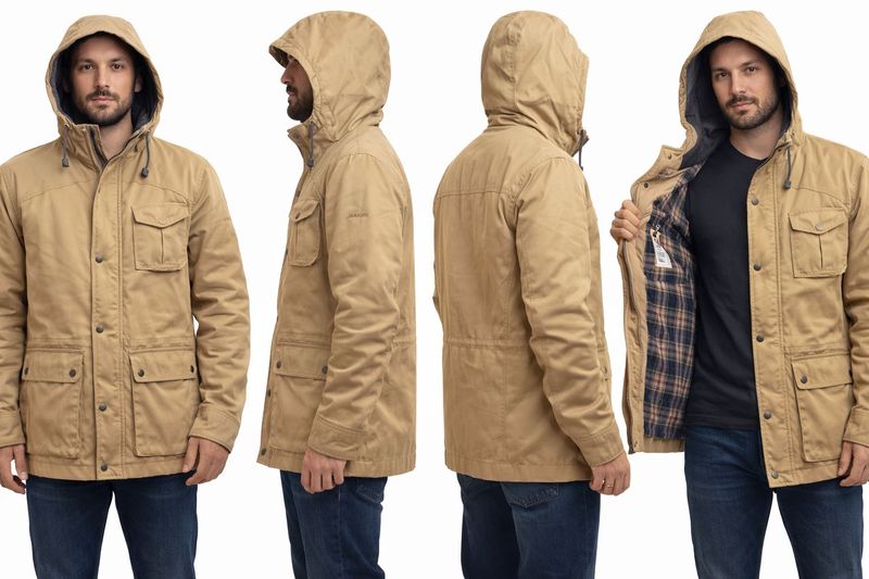 Jack n Jones Men's Hooded Field Jacket Unused