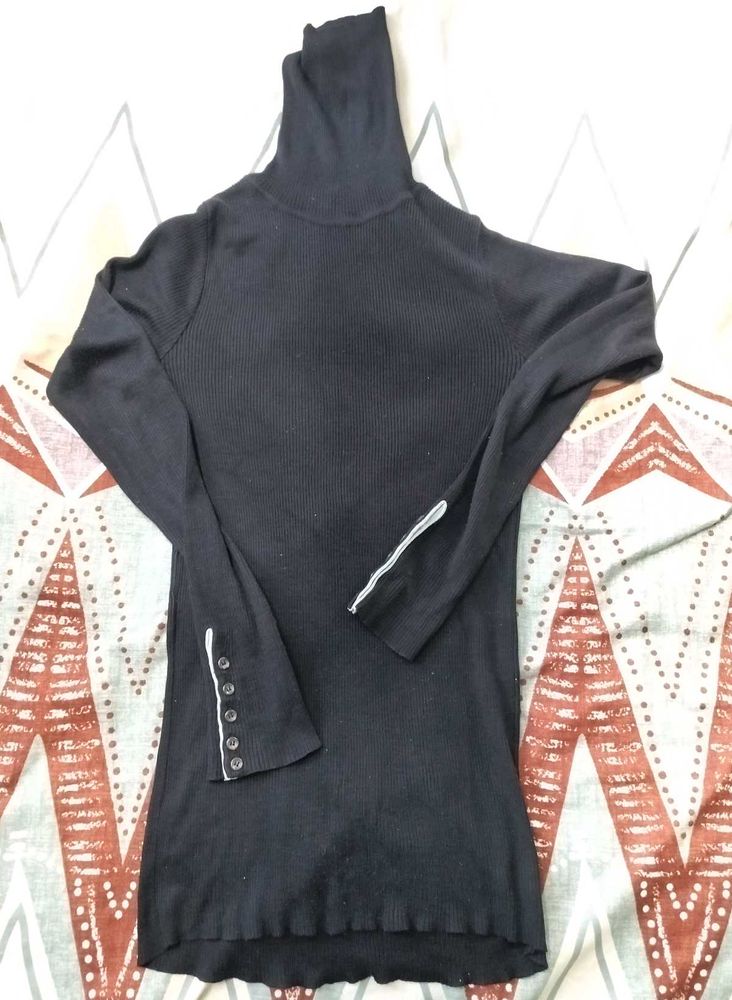 Black Turtleneck Sweater