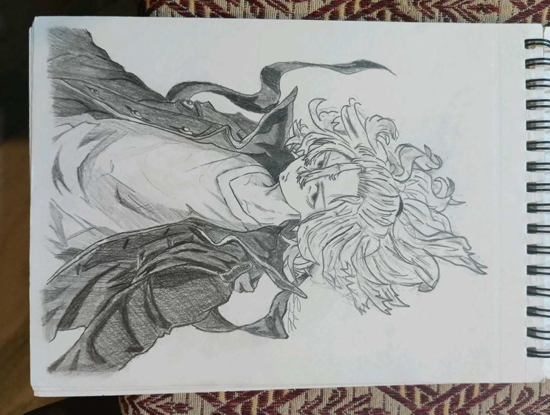 Manga Art Sketch of mikey