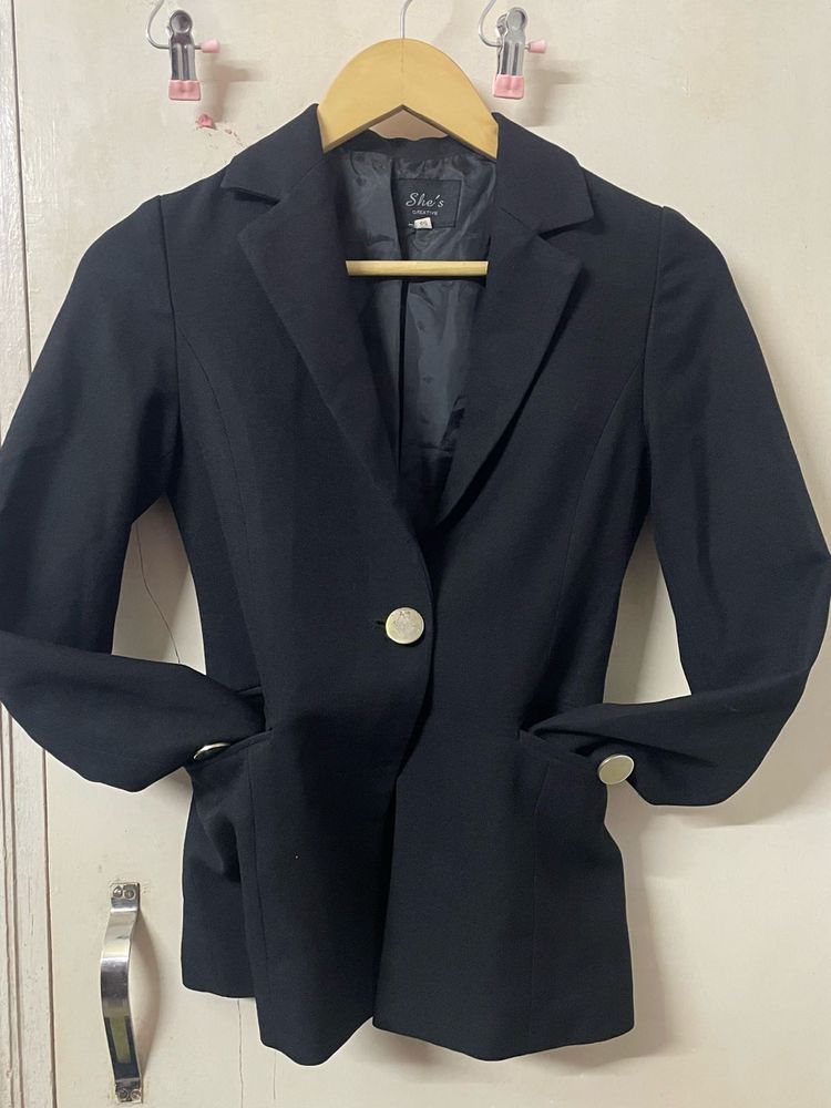 Classic Black Blazer