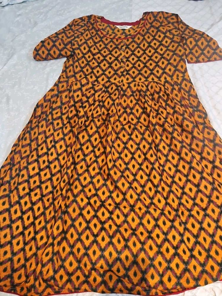 Vibrant Diamond Print Kurta
