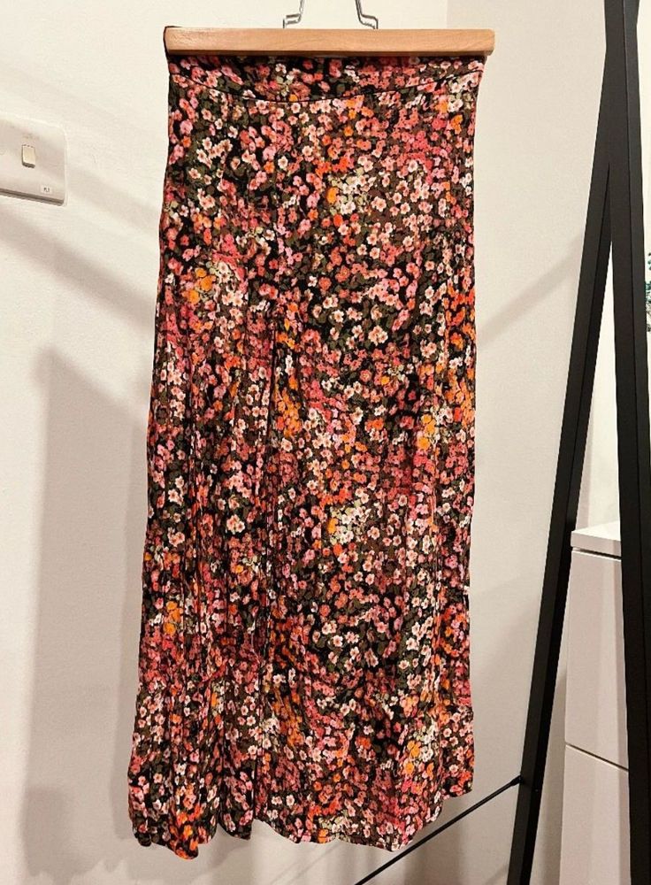 Floral Print Maxi Skirt