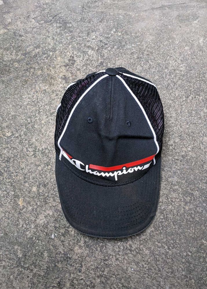 Champion Black Trucker Hat 🧢