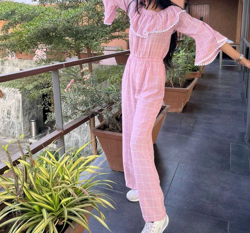 Pink Jumpsuit