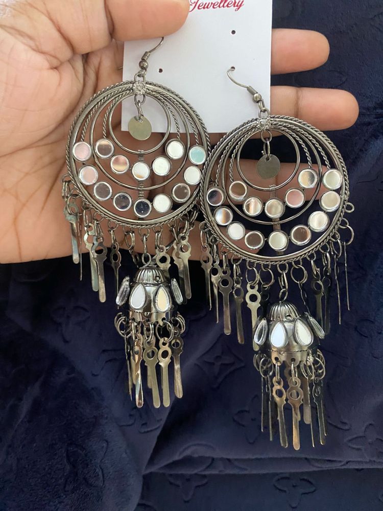 Boho Gypsy Jhumka Earrings