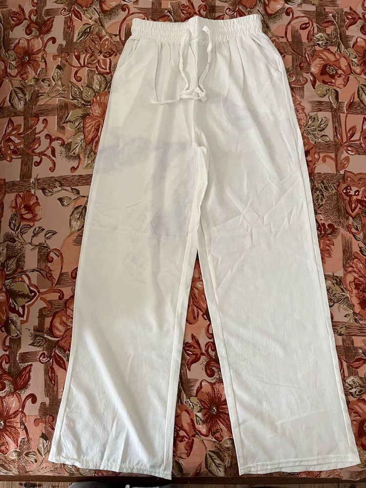 Comfortable White Palazzo Pants