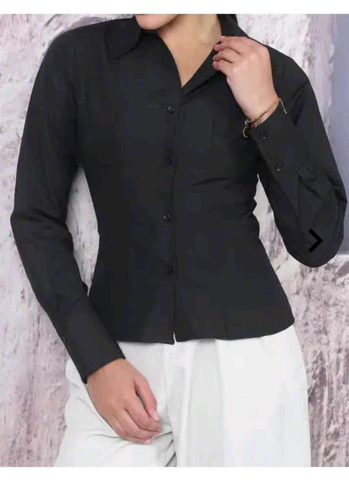 Classic Black Button-Up Shirt
