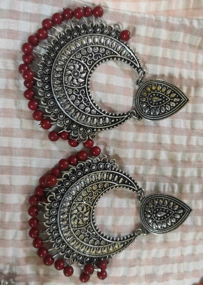 Beautiful Pack Of 2 oxidised earrings