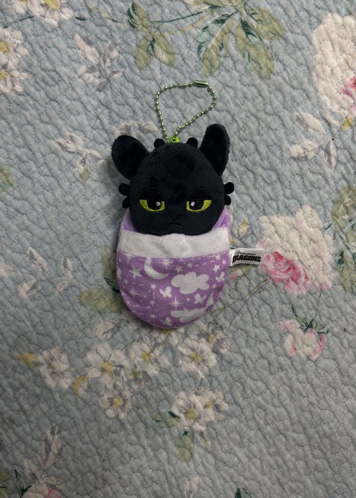 Toothless Dragon Original Plush Keychain