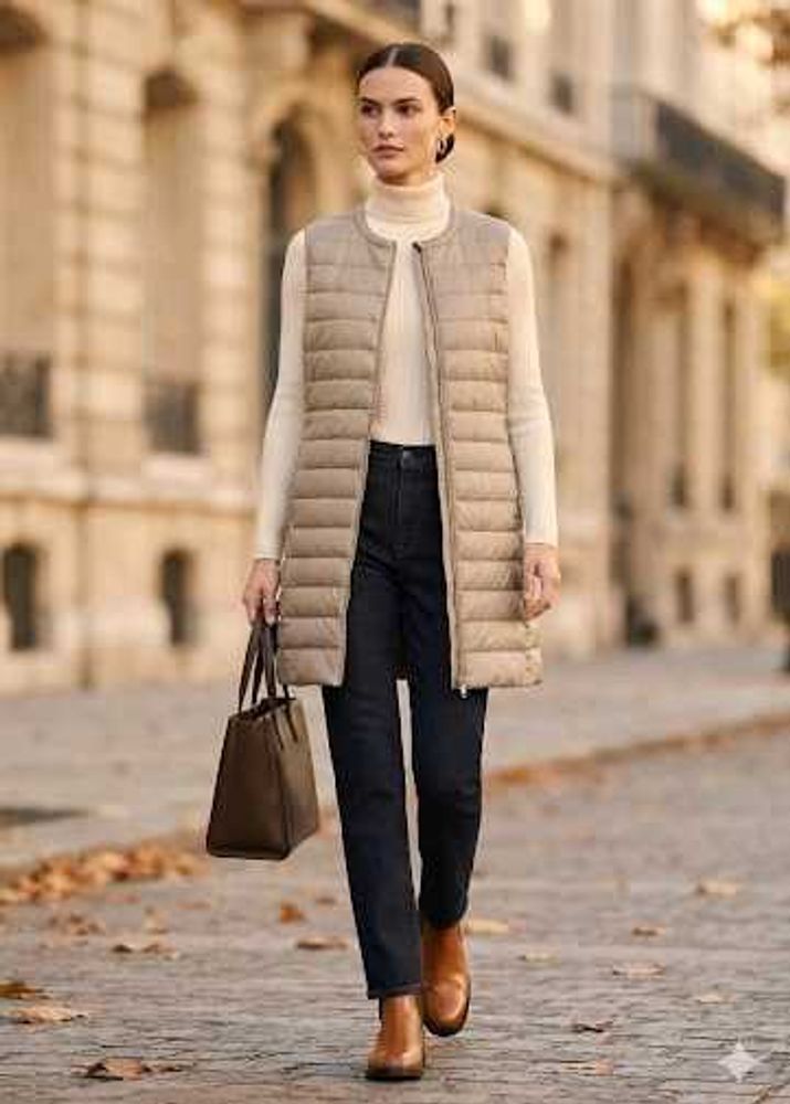 Stylish Padded Gilet Vest