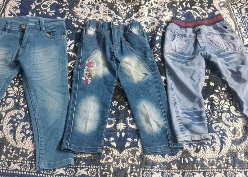 Boys' 3 Denim Jeans Bundle
