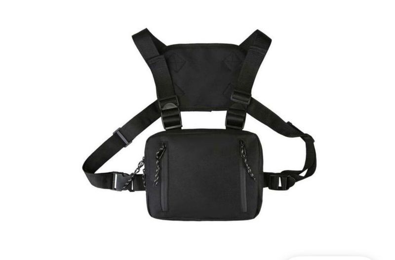 Black Chest Rig Bag