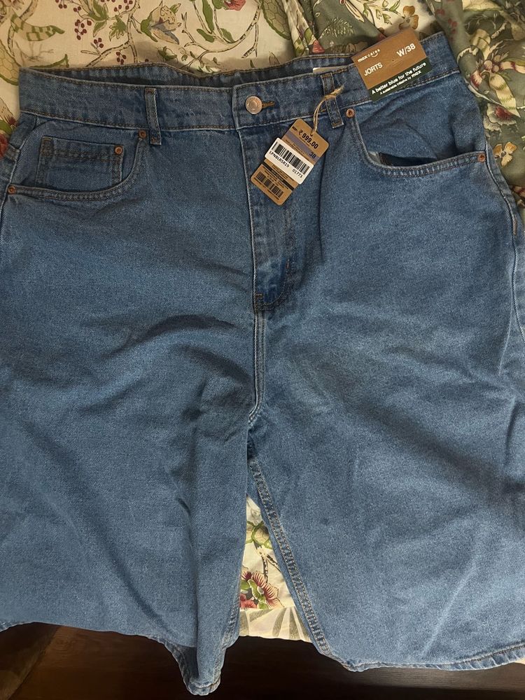 Classic Blue Denim Shorts