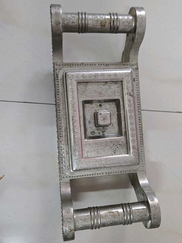 Vintage Engraved Silver Mukhvas Box