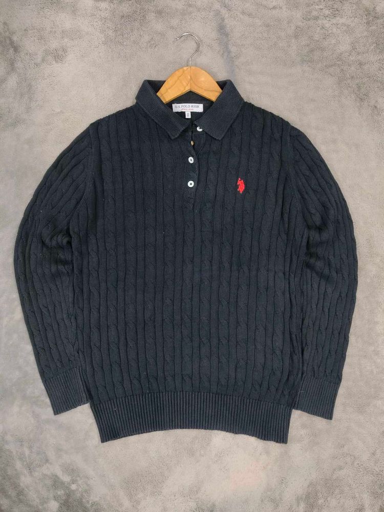 US Polo Assn Cable Knit Sweater