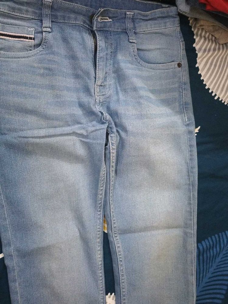 Light Wash Denim Jeans