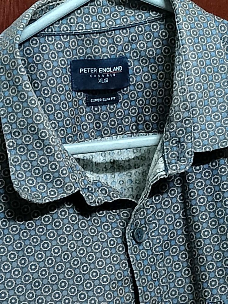 Peter England Men's Casual Shirt
